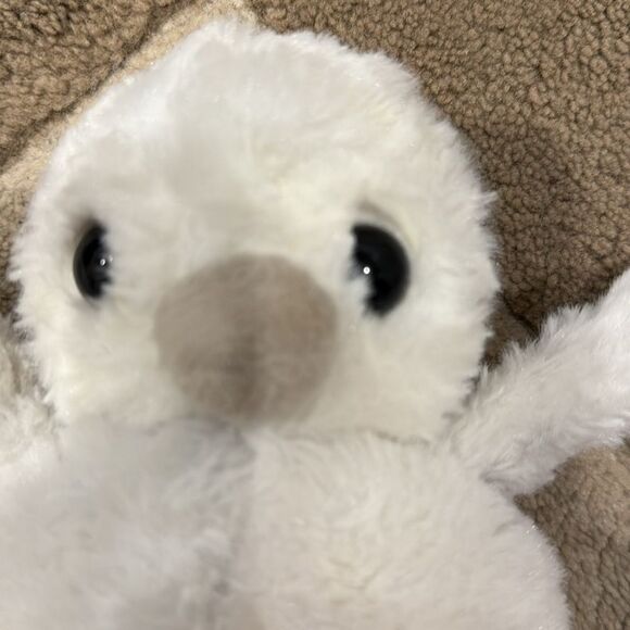 White Plush Penguin Toy for Small Pets - Picture 3 of 8